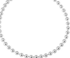 Silver bead bracelet - 1