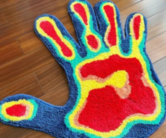 Hand Shape Rug