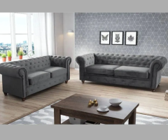 Dassi Black 3+2 Sofa Set - Black Friday Mega Deal - £999.00 (58% OFF from £2,400.00)
